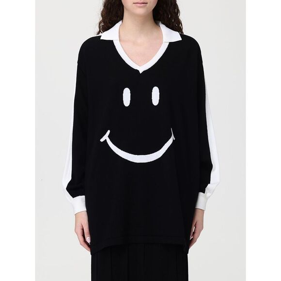 MOSCHINO COUTURE Sweaters - Moschino Couture Polo Shirt Woman Black